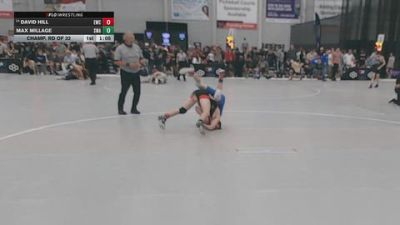 132 lbs Champ. Rd Of 32 - Max Millage, Sebolt Wrestling Academy vs David Hill, Elevate Wrestling Club