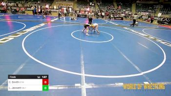 76 lbs Final - Carter Smith, Burnett Trained (MI) vs Liam `Catfish` Jennett, Sebolt Wrestling Academy