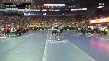 2A-138 lbs Champ. Round 1 - Ryan Hartwig, Clarion-Goldfield-Dows vs Jaxson Mehlert, Benton Community