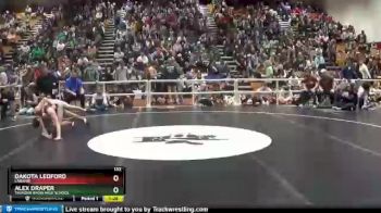 132 lbs Champ. Round 1 - Dakota Ledford, Laramie vs Alex Draper, Thunder Basin High School