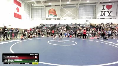 56 lbs Quarterfinal - Colton Smith, B2 Wrestling Academy vs Jameson Costello, Club Not Listed