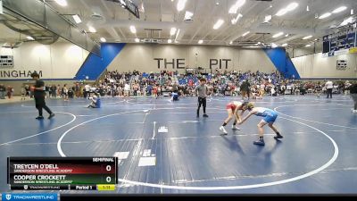 65 lbs Semifinal - Cooper Crockett, Sanderson Wrestling Academy vs Treycen O`Dell, Sanderson Wrestling Academy