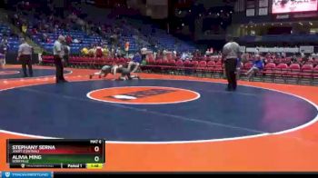 135 lbs Quarterfinal - Alivia Ming, Goreville vs Stephany Serna, Joliet (Central)