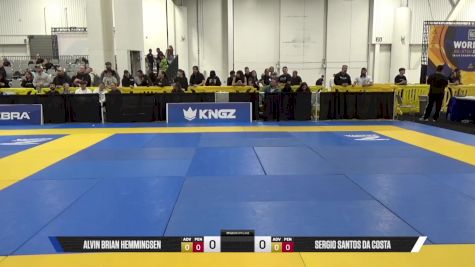 Sergio Santos Da Costa vs Alvin Brian Hemmingsen 2025 World IBJJF Jiu-Jitsu No-Gi Championship