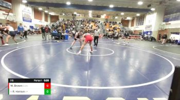 170 lbs Cons. Round 5 - Roy Haroun, Villa Park vs Marquize Brown, Glendora