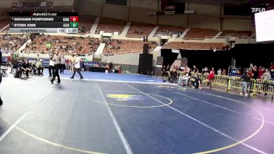 175-D3 Quarterfinal - Stosh Jobe, American Leadership Academy - Gilbert North vs Giovanni Porporino, Desert Sunrise High School