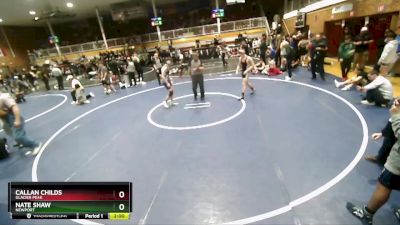 150 lbs Cons. Round 3 - Nate Shaw, Newport vs Callan Childs, Glacier Peak