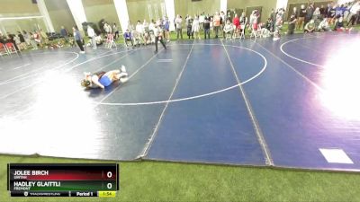 140 lbs Cons. Round 4 - Jolee Birch, Uintah vs Hadley Glaittli, Fremont