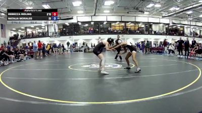 117 lbs Round 2 (16 Team) - Rebecca Ridling, D`Youville vs Natalia Morales, Schreiner University (A)