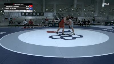 125 lbs 7th Place Match - Richard Thomas, Oklahoma Regional Training Center vs Max Vanadia, Michigan Wrestling Club