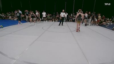 88 lbs Round 2 (6 Team) - Dylan Zellea, Iron Horse Blue vs Garrett Whalen, Steller Trained Embo