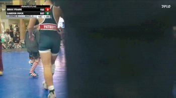 150 lbs Landon Huck, Bismarck St Mary`s vs Broc Frank, Powell