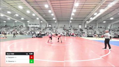 220 lbs Round Of 32 - Jayden Toppan, MA vs Clayton Downs, OH