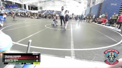 68 lbs Round 1 (4 Team) - Truman Manser, Victory Wrestling vs Quentin Neal, Slyfox Black