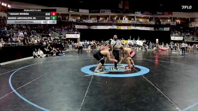 4A 215 lbs Quarterfinal - Isaiah Rivera, Academy vs Mario Archuleta Jr., Del Norte