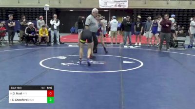 110 lbs Consi Of 8 #2 - Dj Noel, Pittsburgh, PA vs Seth Crawford, Brunswick, MD