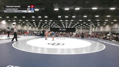 170 lbs 3rd Place Match - Addeline Graser, Nebraska Wrestling Academy vs Alexis Penley, Wyoming Seminary College Preparatory High School Wrestling