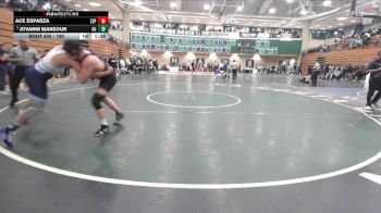 190 lbs Champ. Round 3 - Jovanni Mansour, Granite Hills vs Ace Esparza, Esperanza