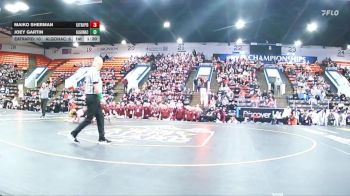 106 lbs Quarterfinals (8 Team) - Joey Gartin, Algonac vs Maiko Sherman, Eaton Rapids