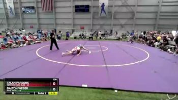 106 lbs Placement Matches (16 Team) - Talan Parsons, Team Michigan Blue vs Dalton Weber, New Jersey