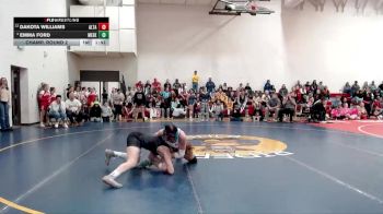 130 lbs Champ. Round 2 - Dakota Williams, Altamont vs Emma Ford, Meeker