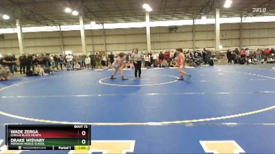 100 lbs Cons. Round 5 - Wade Zerga, Challis Black Hearts vs Drake Wisvary, Meridian Middle School