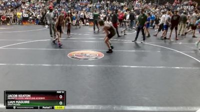 108 lbs Quarterfinal - Liam Maguire, Unattached vs Jacob Keaton, Palmetto State Wrestling Academy