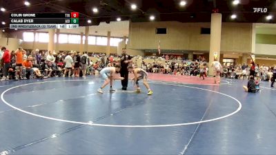 106 lbs 2nd Wrestleback (32 Team) - Calab Dyer, Alabama Elite Black vs Colin Grone, Team TN