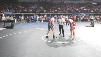 D 3 175 lbs Cons. Round 2 - Wyatt Carriere, Basile vs Dustyn Morter, John Curtis Christian