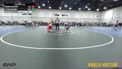 160 lbs Rr Rnd 3 - Miguel Bryson, OK Elite 12U 2 vs Tyler Walden, Untouchables 12u Black