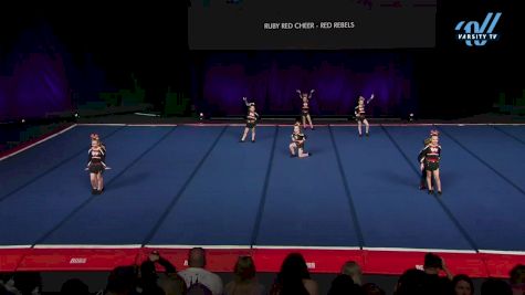 Ruby Red Cheer - Red Rebels [2025 L1 Performance Rec - 8Y (NON) - Small Day 2] 2025 The Quest