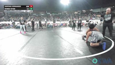 120 lbs Round Of 16 - Santana Hernandez, Ardmore Takedown Club vs Romeo Wynn, El Reno Wrestling Club