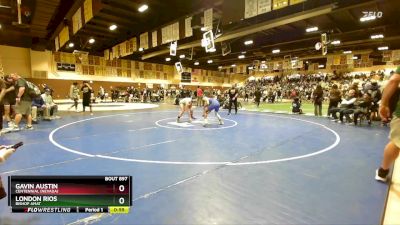 132 lbs Cons. Round 4 - Gavin Austin, Centennial (Nevada) vs London Rios, Bishop Amat