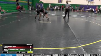 100 lbs Semifinal - Chaya Palomo, Sprague vs Ashley Hernandez Moreno, Century