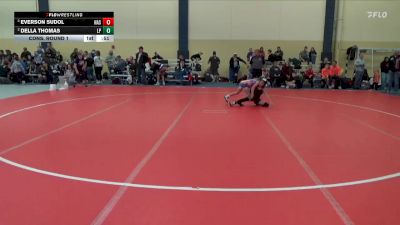65 lbs Cons. Round 1 - Everson Sudol, Nashua-Plainfield vs Della Thomas, Levici Prep