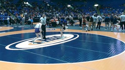 100 lbs Champ. Round 1 - Lily Enos, Batavia vs Kali Declercq, Rockton (Hononegah)