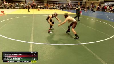 85 lbs Cons. Round 1 - Clayton Anderson, Fosston-Bagley Brawlers vs Jagger Robertson, BEA (Blue Earth Area)