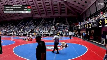 3A-132 lbs Cons. Round 2 - Preston Strickland, Troup vs Josh Lane, White County
