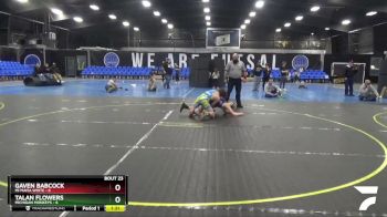 125 lbs Round 6 (8 Team) - Gaven Babcock, Mi Mafia White vs Talan Flowers, Michigan Monkeys