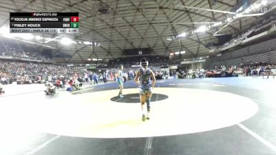 Girls 3A 110 lbs Champ. Round 2 - Yocelin Jimenez Espinoza, Federal Way (Girls) vs Finley Houck, Shorewood (Girls)