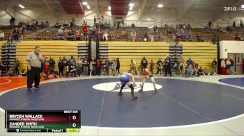 63-68 lbs Cons. Semi - Zander Smith, Midwest Xtreme Wrestling vs Brycen Wallace, Midwest Xtreme Wrestling