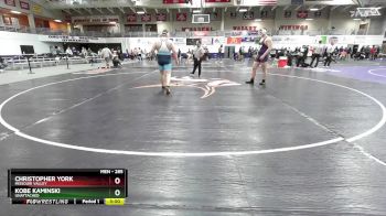 285 lbs Cons. Round 5 - Christopher York, Missouri Valley vs Kobe Kaminski, Unattached