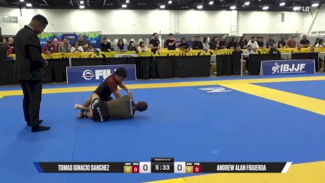 Andrew Alan Figueroa vs Tomas Ignacio Sanchez 2025 World IBJJF Jiu-Jitsu No-Gi Championship