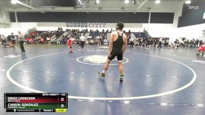 132 lbs Cons. Round 7 - Carson Gonzalez, Murrieta Valley vs Diego Leidecker, Bella Vista