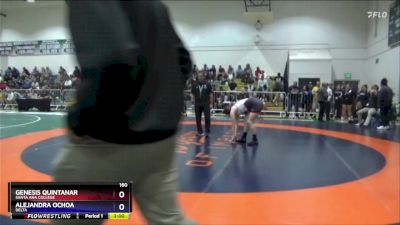 160 lbs Champ. Round 2 - Alejandra Ochoa, Delta vs Genesis Quintanar, Santa Ana College