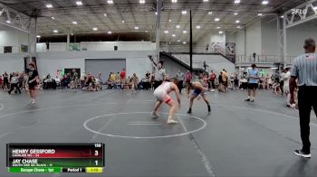 150 lbs Semis (4 Team) - Henry Gessford, Cavalier WC vs Jay Chase, South Side WC Black