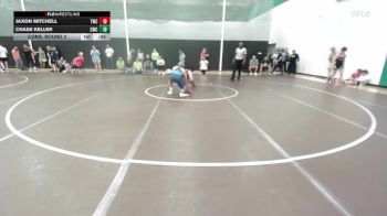 150 lbs Cons. Round 2 - Jaxon Mitchell, Tironook Wrestling Club vs Chase Keller, Carroll Wrestling Club
