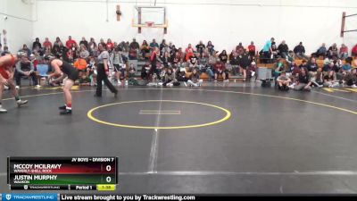 DIVISION 7 lbs Round 3 - Justin Murphy, Waukon vs Mccoy Mcilravy, Waverly-Shell Rock