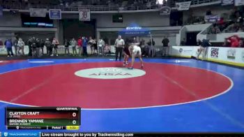 1 lbs Quarterfinal - Clayton Craft, St James vs Brennen Yamane, Bayside Academy