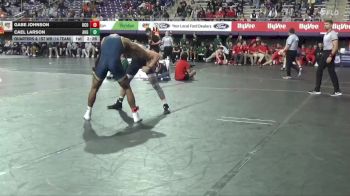 157 lbs Quarters & 1st Wb (16 Team) - Gabe Johnson, Central Oklahoma vs Cael Larson, Augustana (SD)